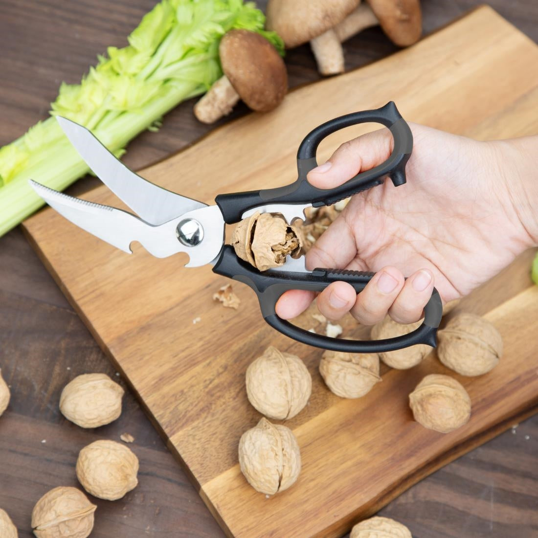 Ciseaux de cuisine professionnels multiusage en inox Vogue — GP186