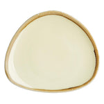 Assiettes triangulaires Olympia Kiln sable 165mm (Lot de 6) — GP325