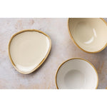 Assiettes triangulaires Olympia Kiln sable 165mm (Lot de 6) — GP325