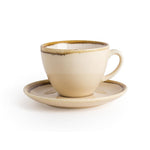 Soucoupe Olympia Kiln couleur sable 140mm (lot de 6) — GP331