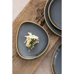 Assiettes triangulaires Olympia Kiln océan 165mm (lot de 6) — GP341