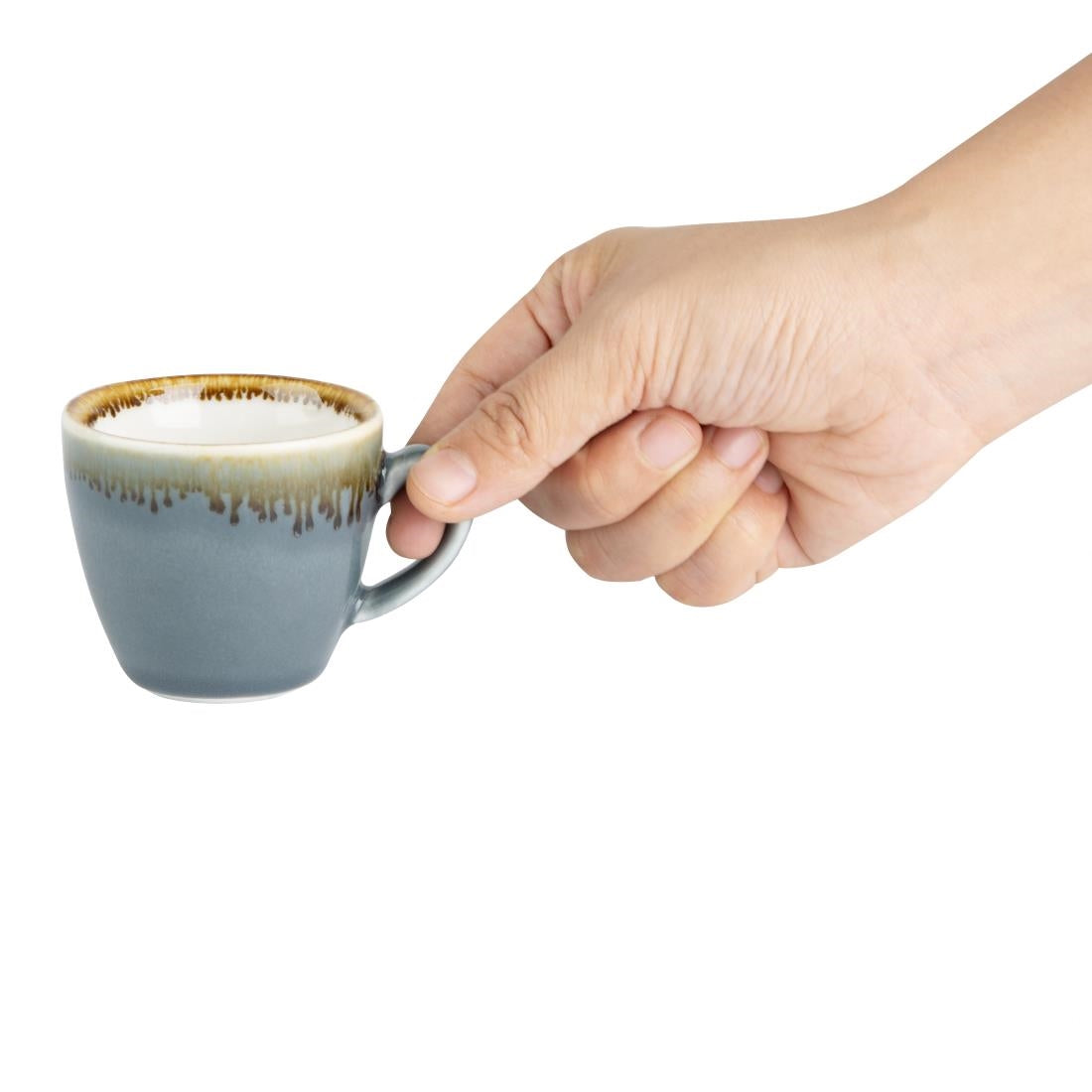 Tasse à espresso couleur océan Olympia Kiln 85ml (Lot de 6) — GP344