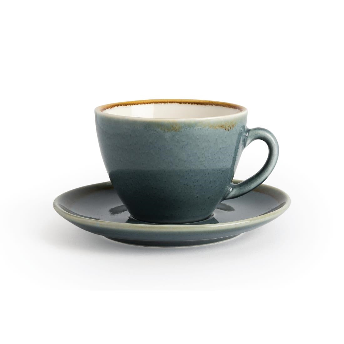 Tasse à cappuccino Olympia Kiln océan 230ml (lot de 6) — GP346