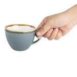 Tasse à cappuccino Olympia Kiln océan 230ml (lot de 6) — GP346