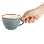 Tasse à cappuccino Olympia Kiln océan 340ml (lot de 6) — GP348