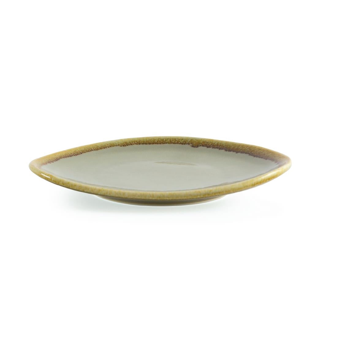 Assiettes triangulaires Olympia Kiln mousse 165mm (lot de 6) — GP472