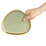 Assiettes triangulaires Olympia Kiln mousse 165mm (lot de 6) — GP472
