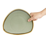 Assiettes triangulaires Olympia Kiln mousse 230mm (lot de 6) — GP473