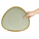 Assiettes triangulaires Olympia Kiln mousse 280mm (lot de 4) — GP474