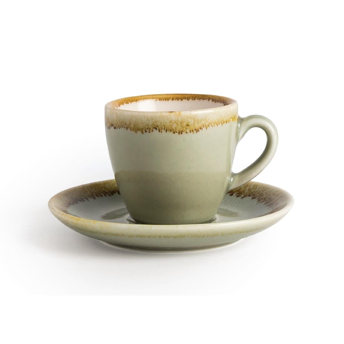 Soucoupe espresso Olympia Kiln mousse 115mm (lot de 6) — GP477