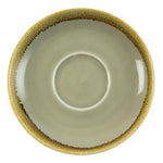 Soucoupe cappuccino Olympia Kiln couleur mousse 160mm (lot de 6) — GP481