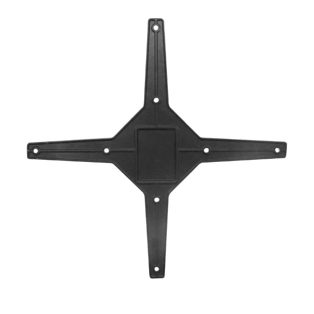 Pied de table basculant en aluminium noir Bolero — GP773