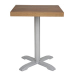 Plateau de table carré Bolero 600mm effet bois chêne rustique — GR324