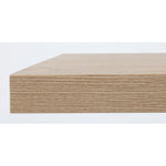 Plateau de table carré Bolero 600mm effet bois clair — GR325