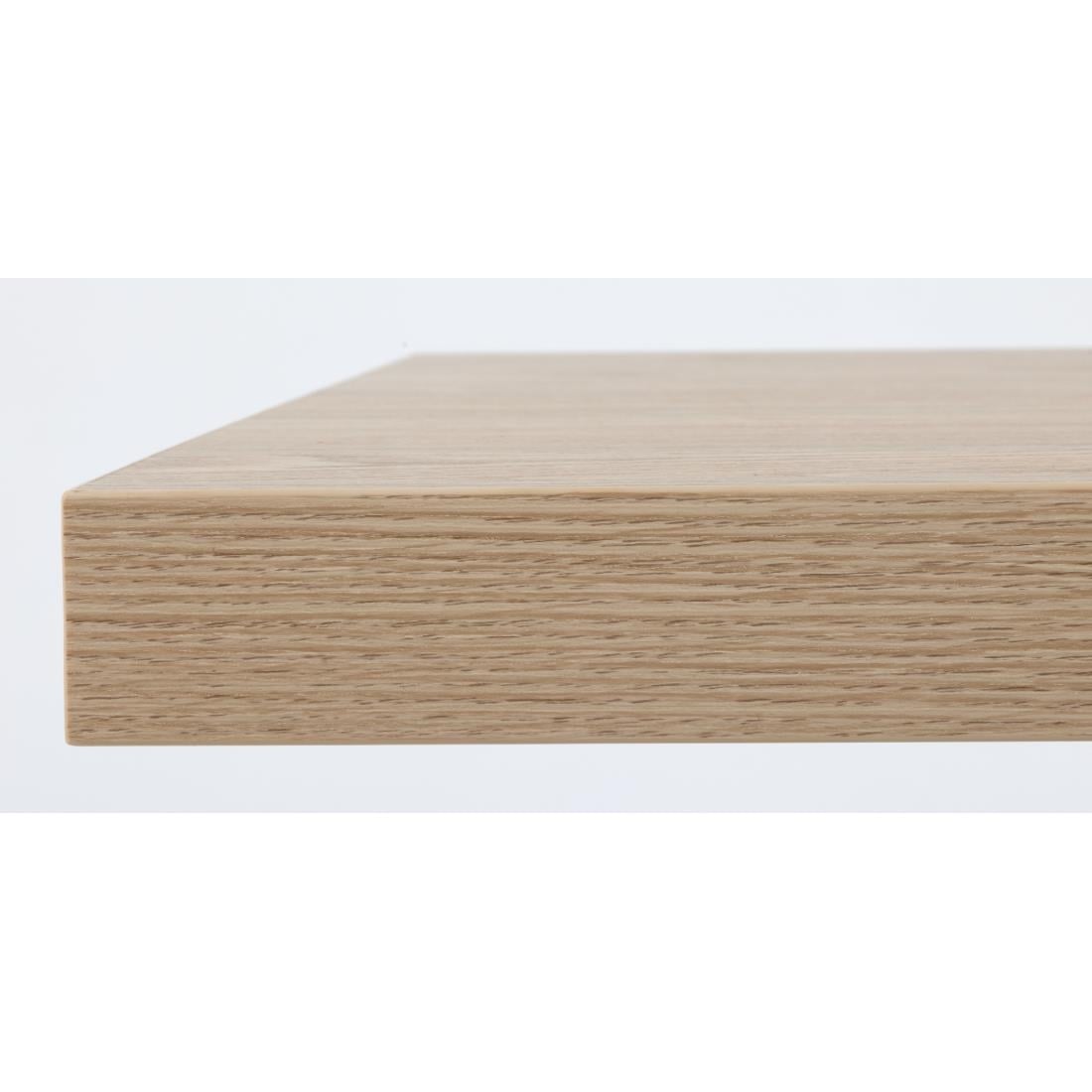 Plateau de table carré Bolero 700mm effet bois clair — GR331