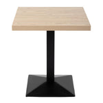 Plateau de table carré Bolero 600mm effet bois clair — GR325
