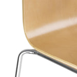 Chaises dossier carré couleur naturelle Bolero (lot de 4) — GR342