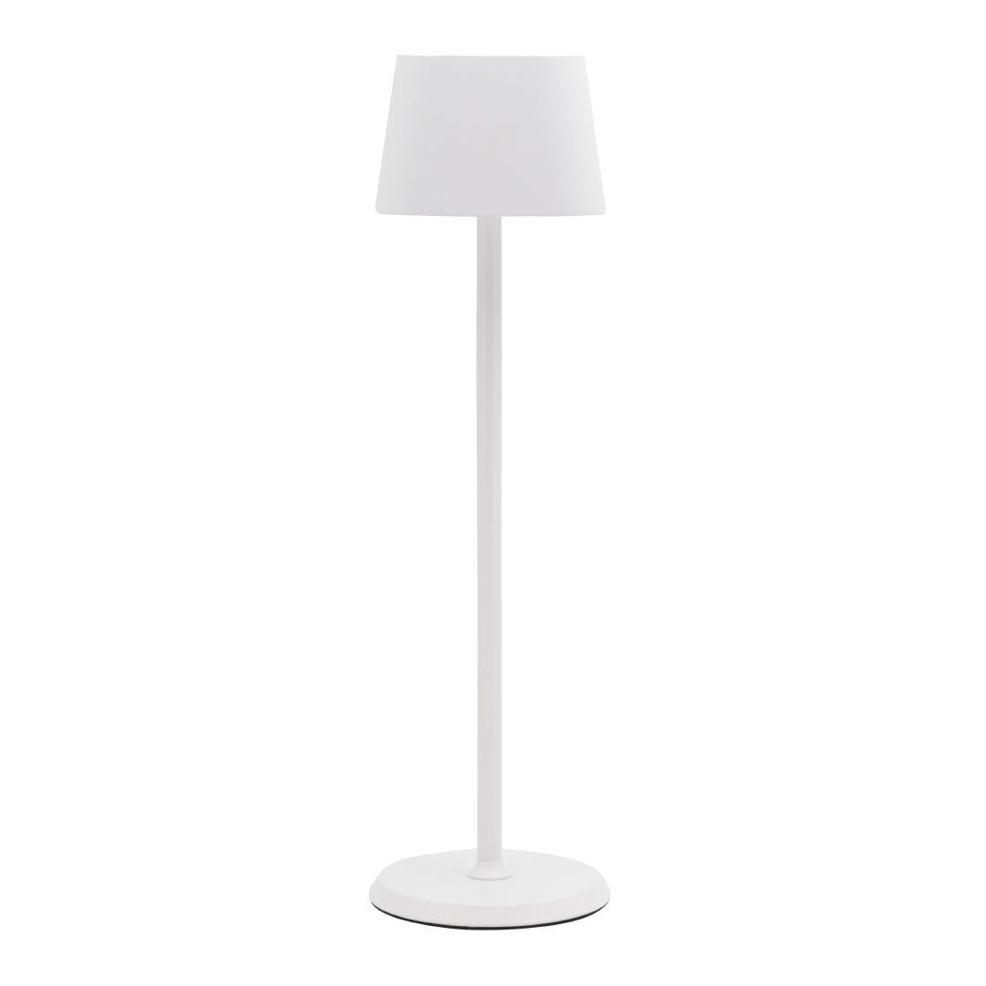 Lampe de table LED sans fil blanche à intensité variable Securit Georgina avec câble de chargement magnétique — GR658