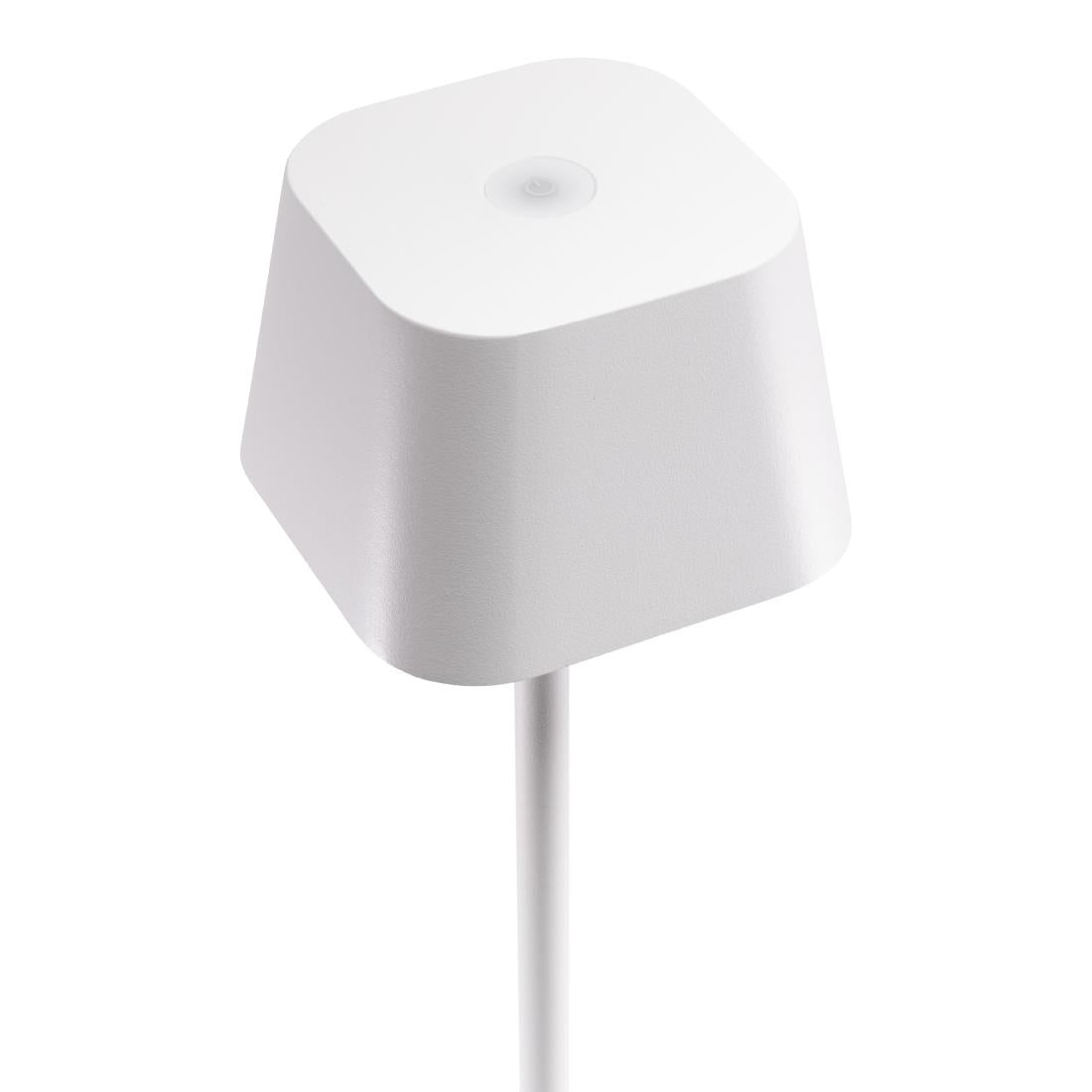 Lampe de table LED sans fil blanche à intensité variable Securit Georgina avec câble de chargement magnétique — GR658