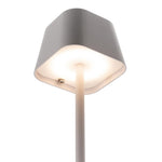 Lampe de table LED sans fil blanche à intensité variable Securit Georgina avec câble de chargement magnétique — GR658