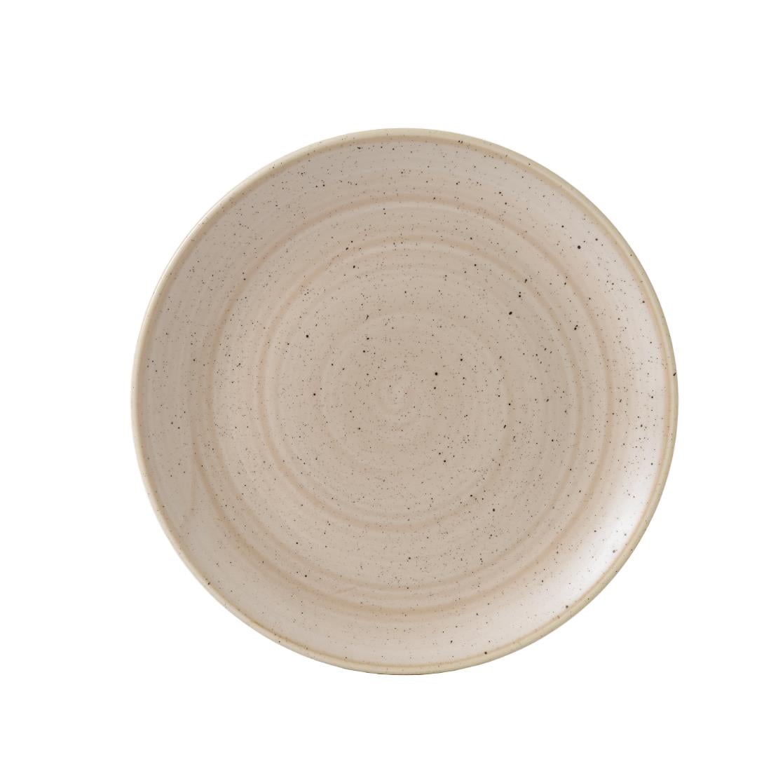 Assiettes rondes Churchill Stonecast Nutmeg Cream 288mm (Lot de 12) — GR934