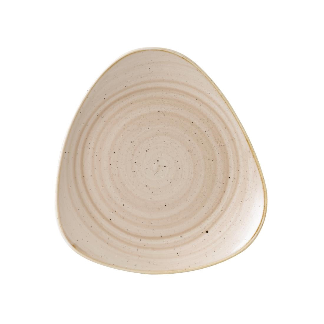 Assiettes triangulaires Churchill Stonecast Nutmeg Cream 311mm (Lot de 6) — GR939