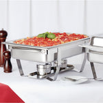 OFFRE SPÉCIALE Set de 2 chafing dishs Milan GN 1/1 avec 72 capsules de combustible liquide Olympia — S506
