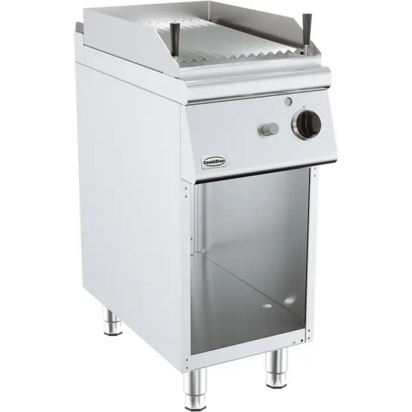 Gas lavasteengrill op kist - 400x900x900 mm