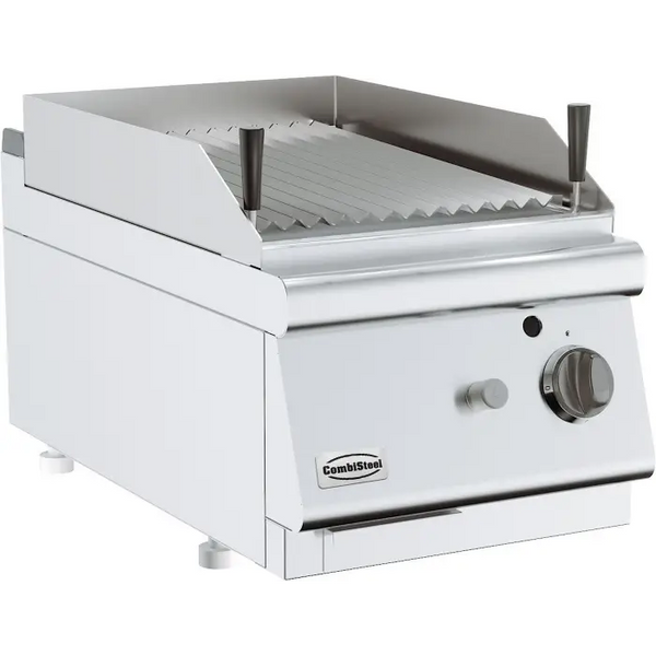 Gas lavasteengrill 400x700