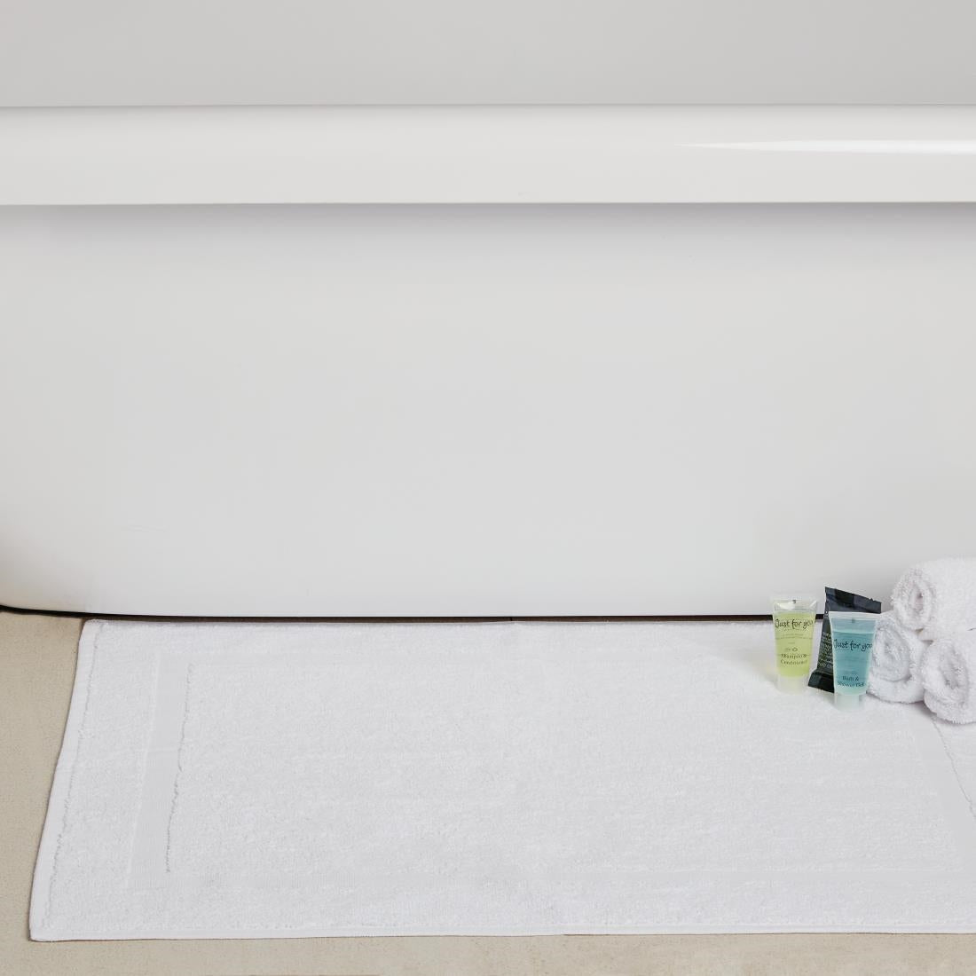 Tapis de bain Mitre Essentials Capri blanc — GT750