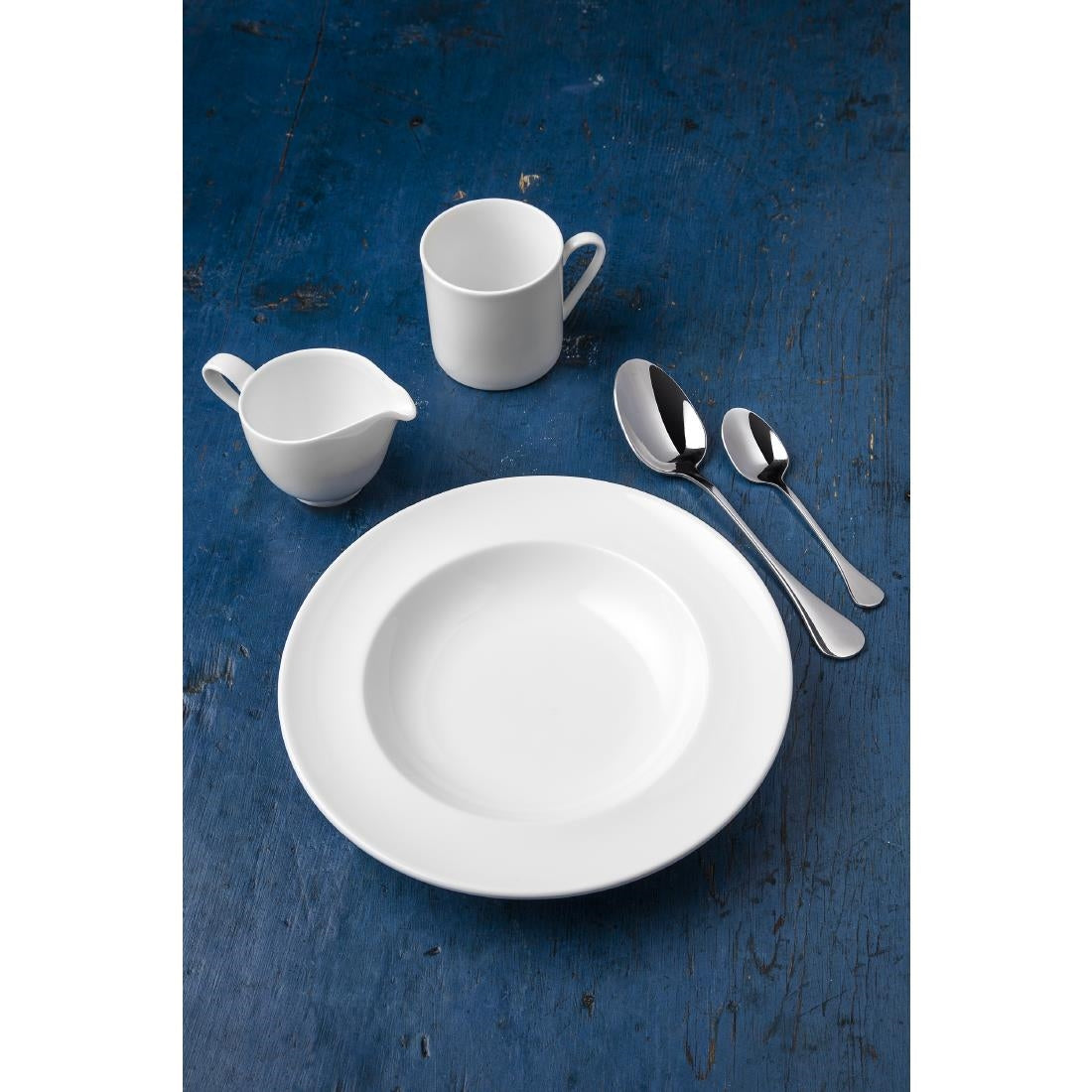 Assiette à pâtes Royal Porcelain Classic White 260mm (lot de 12) — CG057