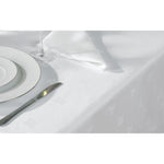 Nappe carrée blanche feuilles de lierre Mitre Luxury Luxor 2300 x 2300mm — GW451