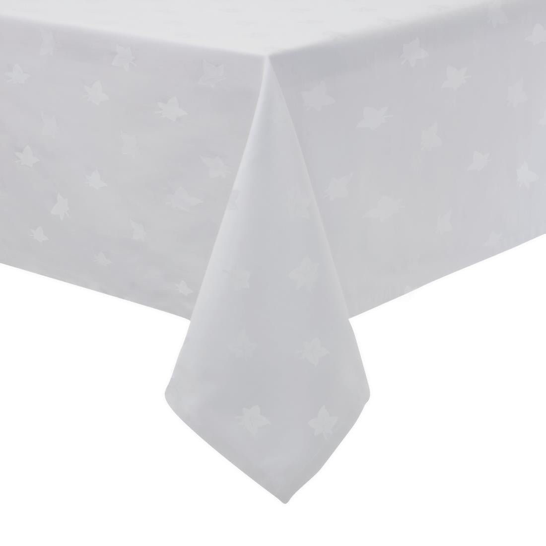 Nappe rectangulaire blanche feuilles de lierre Mitre Luxury Luxor 1780 x 2750mm — GW449