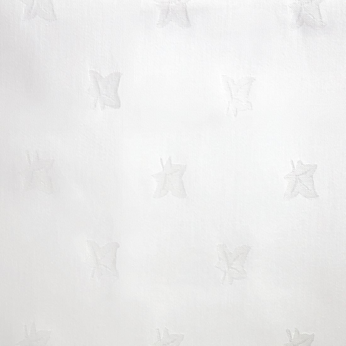 Nappe rectangulaire blanche feuilles de lierre Mitre Luxury Luxor 1780 x 3650mm — GW450