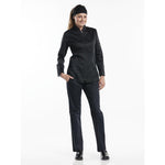 Veste de cuisine femme Chaud Devant Monza noire XXXL — H624-XXXL
