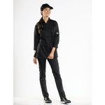 Veste de cuisine femme Chaud Devant Monza noire XL — H624-XL