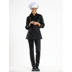 Veste de cuisine femme Chaud Devant Monza noire XXXL — H624-XXXL