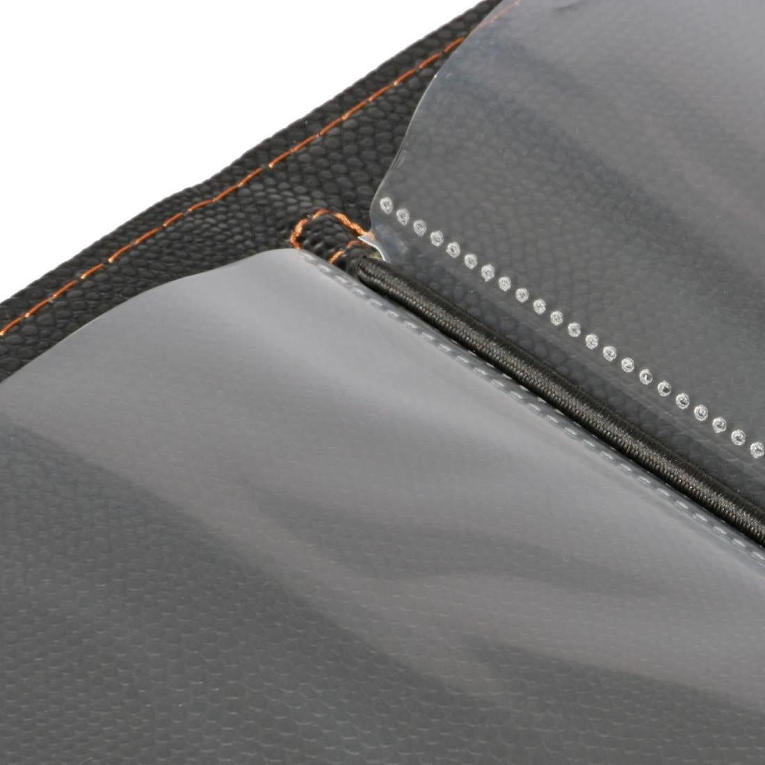 Protège-menus contemporain Securit A4 noir — H713