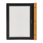 Protège-menu en bois Securit noir A4 — H735