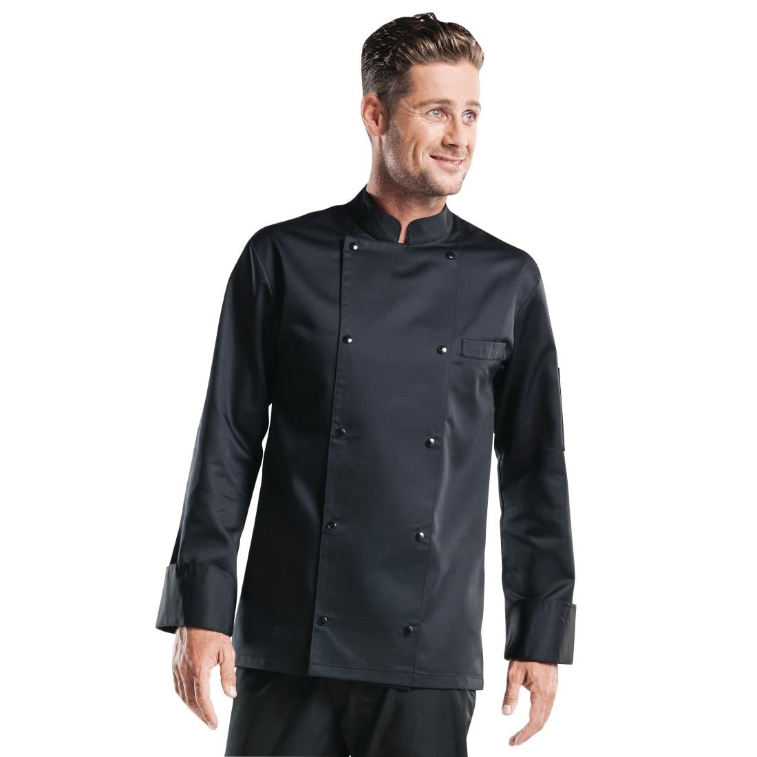 Veste de cuisine Chaud Devant Roma noire XL — H783-XL