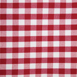 Nappe carrée à carreaux rouges en polyester Mitre Comfort Gingham 1320 x 1320mm — HB582