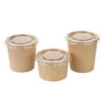 Couvercles en PET Fiesta Recyclable pour pots à sauce (lot de 1000) — HC268
