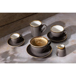 Soucoupe Olympia Kiln Grise 160mm (lot de 6) — HC393