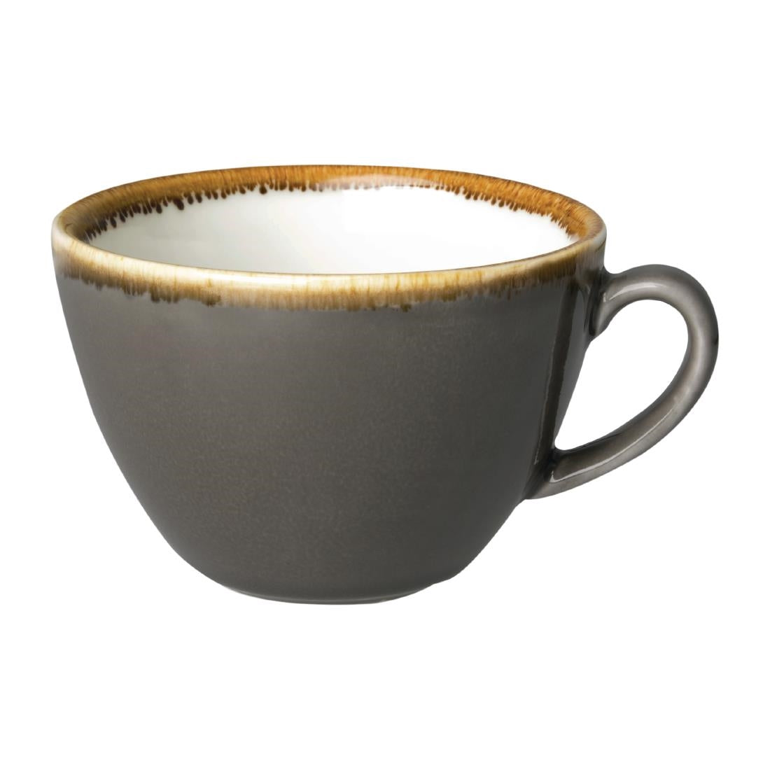 Tasses à cappuccino Olympia Kiln grises 340ml (lot de 6) — HC392