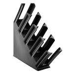 Porte-gobelets en polypropylene noir Kristallon Olympia 4 emplacements — HC437
