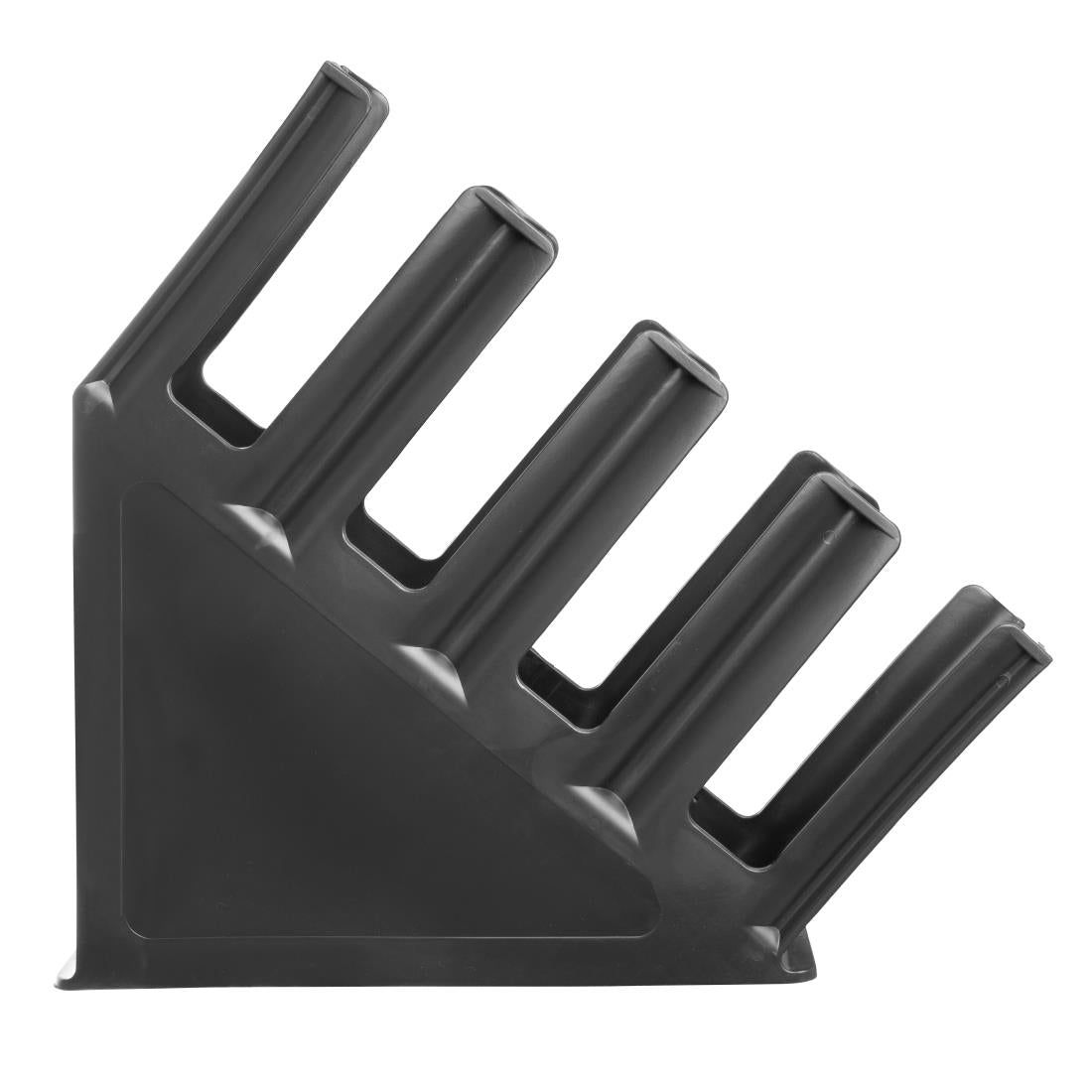 Porte-gobelets en polypropylene noir Kristallon Olympia 4 emplacements — HC437