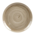 Assiettes rondes Churchill Stonecast Patina Antique Taupe 288mm (Lot de 10) — HC786