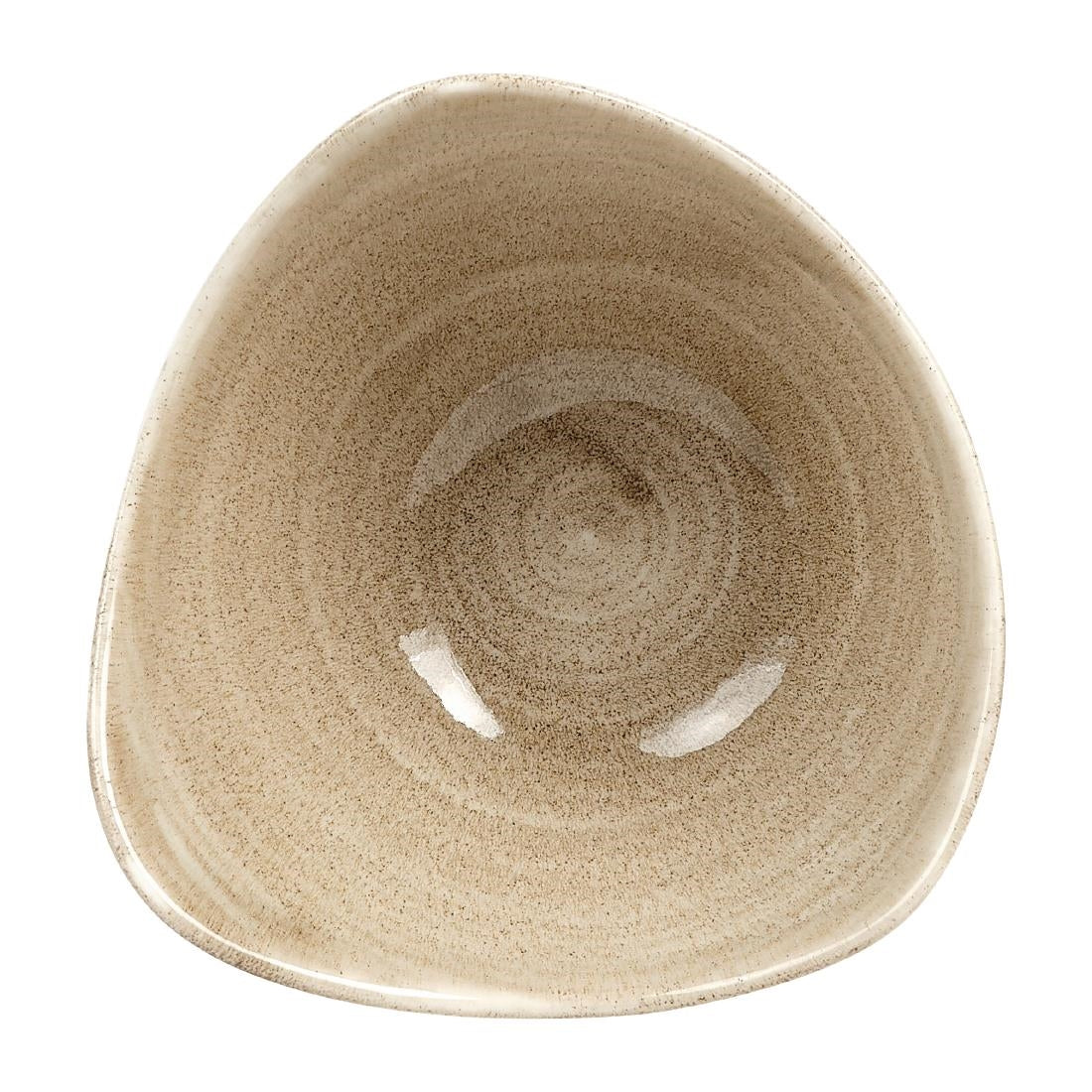 Bols triangulaires Churchill Stonecast Patina Antique Taupe 153mm (Lot de 12) — HC796