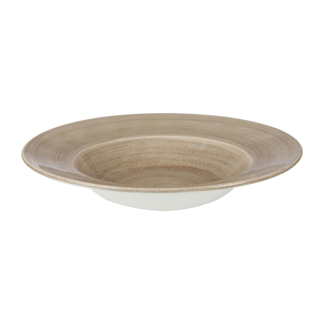 Bols à bord large Churchill Stonecast Patina Antique Taupe 280mm (Lot de 12) — HC799