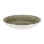 Assiettes coupes rondes Churchill Stonecast Patina Antique Green 248mm (Lot de 12) — HC810